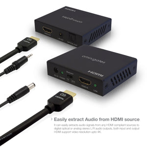 HDMI® 18Gbps Audio Extractor with HDCP 2.2 - omnigates.com