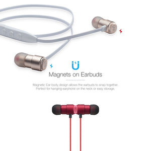 OG-MobiFren Holeic Hi-Fi Quality Stereo Sound with Metal Ear Body Bluetooth Earphone with Mobile App