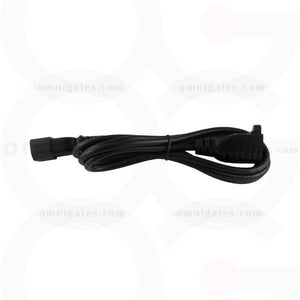 Black 6 feet AC Power Adapter Cable, 18AWG, NEMA5-15R/C14