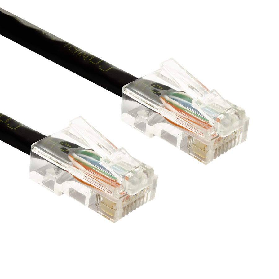 non-booted rj45 cat5e ethernet network patch cable gray