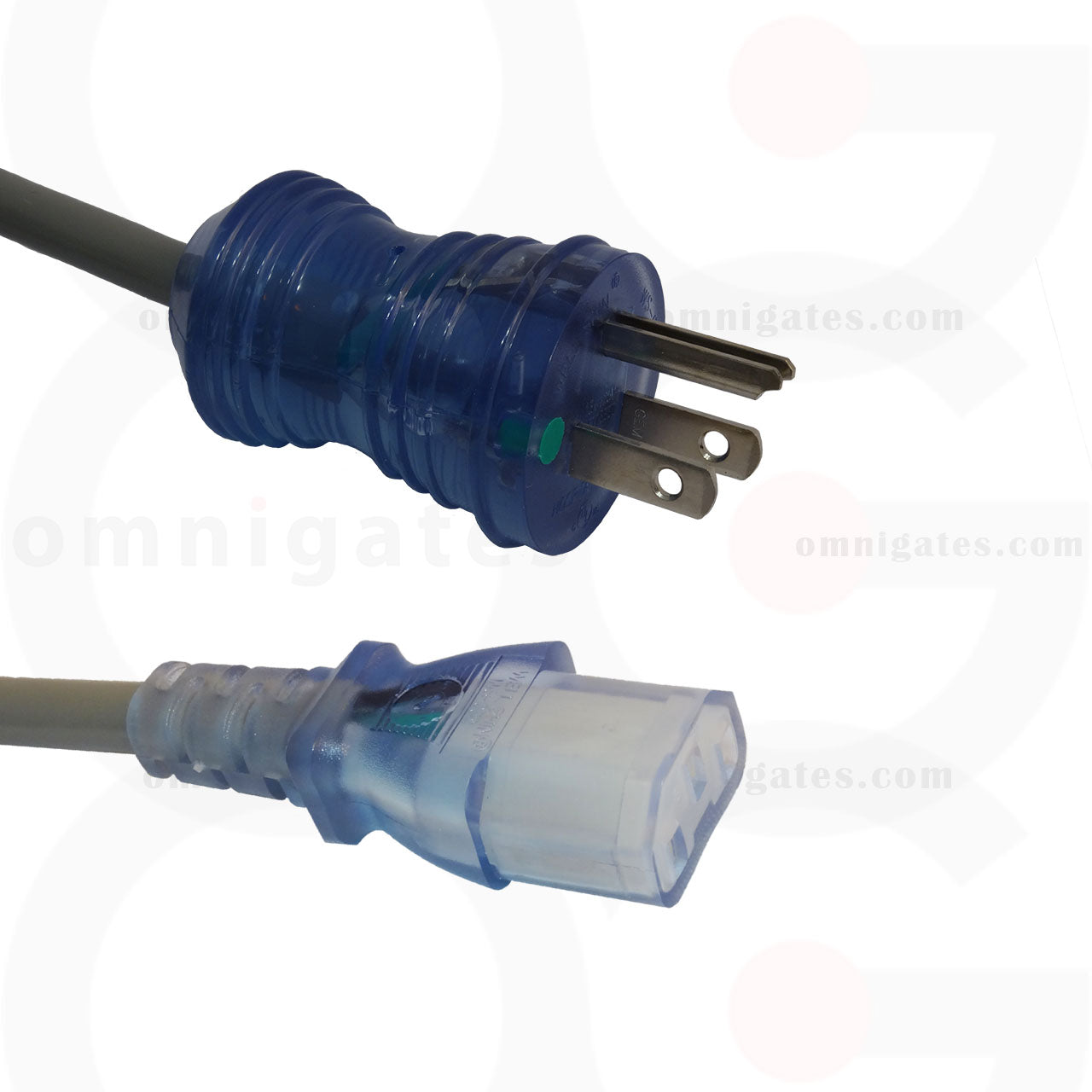 Hospital Grade Cable 18AWG NEMA 5-15P to C13 male