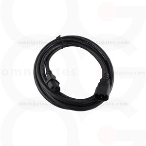 black 10 feet Power Cord Extension, PC/Monitor, 16AWG, 13A 250V, C13/C14 Connector Cable