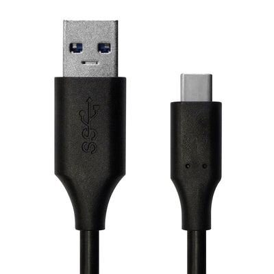 USB-C Type A to C USB 3.0 3ft Black Cable