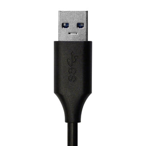 omnigates black USB 3.0 type A plug