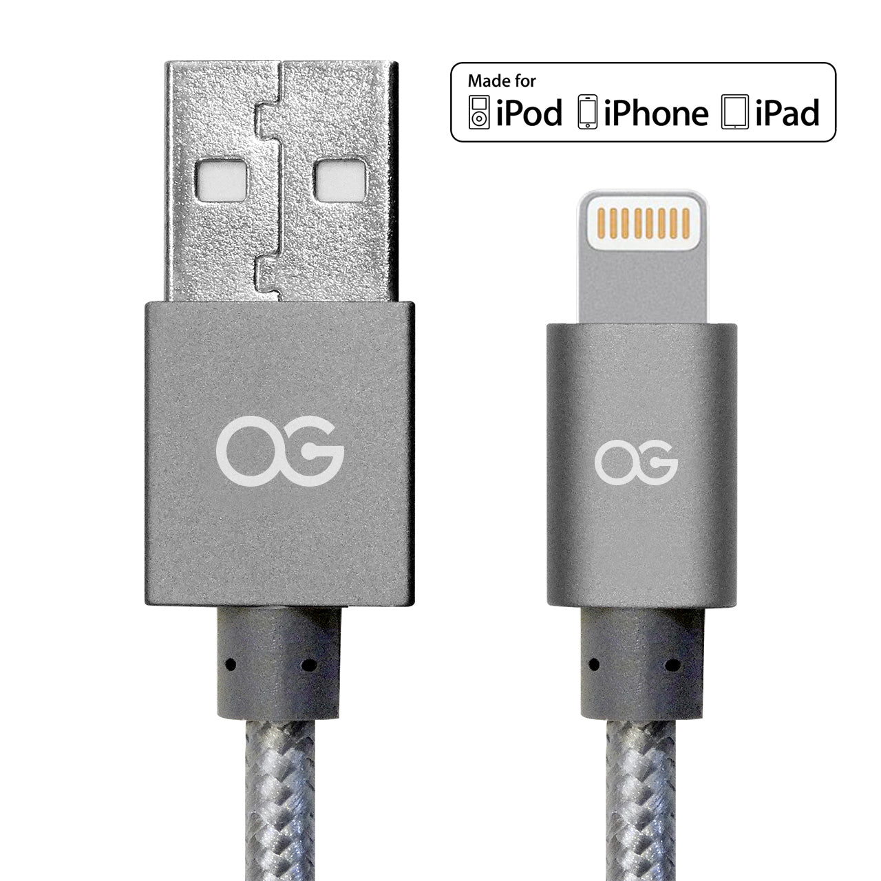 Cable iPhone USB A a Lightning ORIGINAL, [Apple MFi Certificado], 1 m