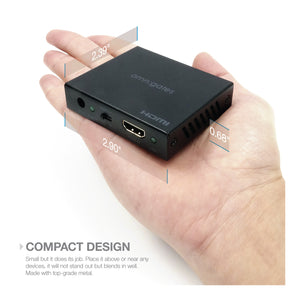 HDMI 18Gbps Audio Extractor with HDCP 2.2 dimensions