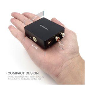 Dimensions of Digital to Analog Audio Converter