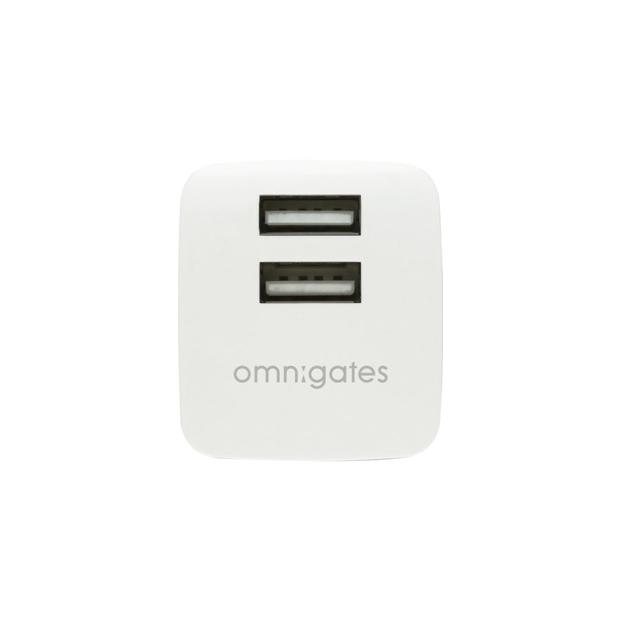 Omnigates Mach 2-Port 10.5W Wall Outlet Charger[UL listed] (4 Pack) - omnigates.com
