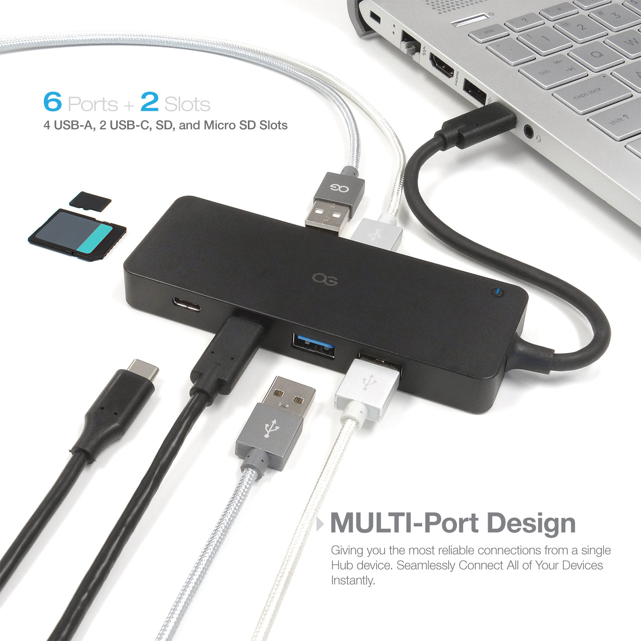 Connect to Anything - USB-C Hub - SD Card Reader 3.0 