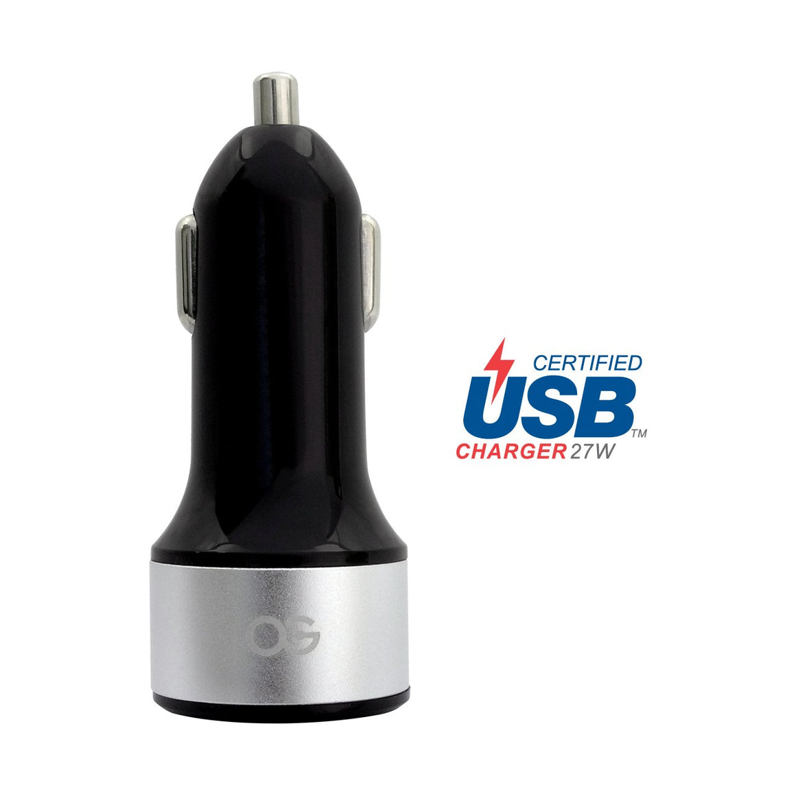 Omnigates 2-Port USB Car Charger with Type-C [32W]