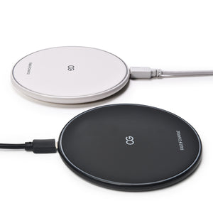 [2Pack] Fast Wireless Charging Pad, Black and White