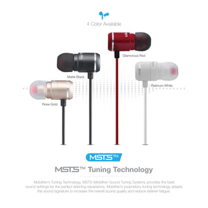 OG-MobiFren Premium Stereo Sound with Metal Ear Body Bluetooth Earphone with Mobile App