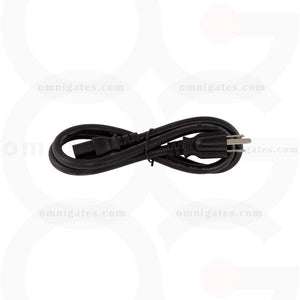 Standard AC Power PC/Monitor Cord, 16AWG, 13A 125V, NEMA5-15P/C13 Connector Cable, Black, 3 feet