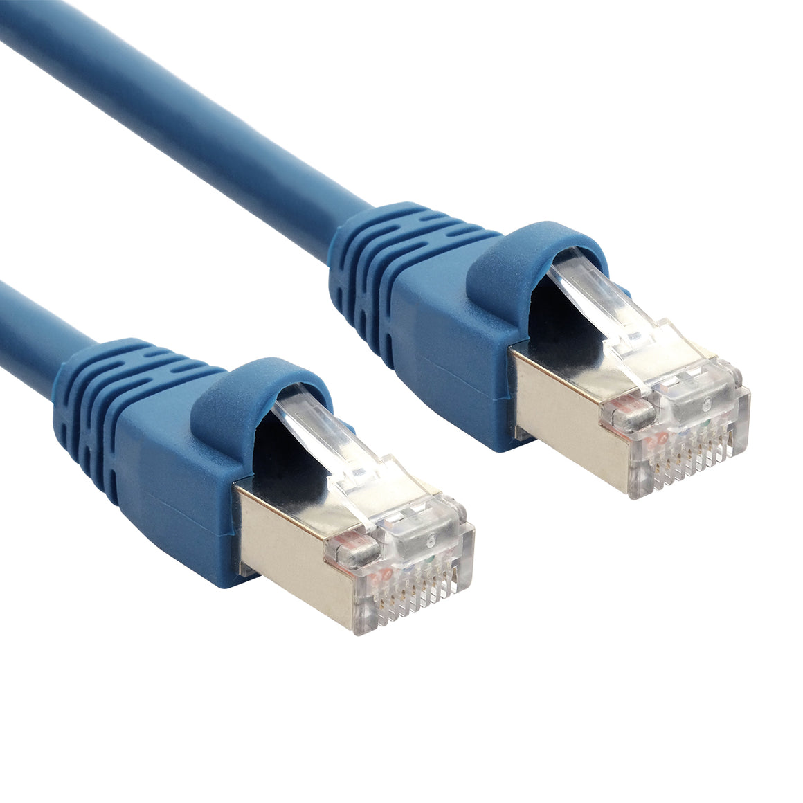 Blue RJ45 CAT 6A Ethernet Network Patch Cable Gold Plated STP