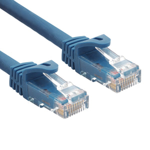 Blue RJ45 CAT 6A Ethernet Network Patch Cable Gold Plated UTP