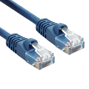 Blue RJ45 CAT 5e Ethernet Network Patch Cable 350MHz Gold Plated UTP