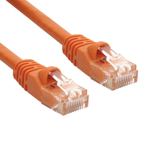 Orange RJ45 CAT 6 Ethernet Network Patch Cable Gold Plated UTP