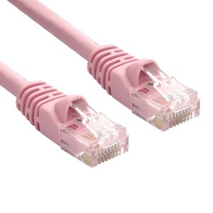 Pink RJ45 CAT 6 Ethernet Network Patch Cable Gold Plated UTP
