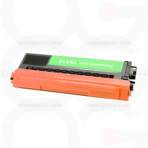 Front view of cyan OGP Compatible Brother TN315C Laser Toner Cartridge