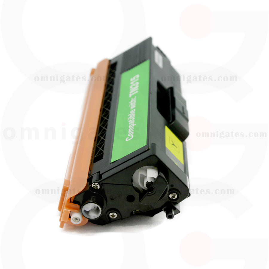 Front view of yellow OGP Compatible Brother TN315Y Laser Toner Cartridge