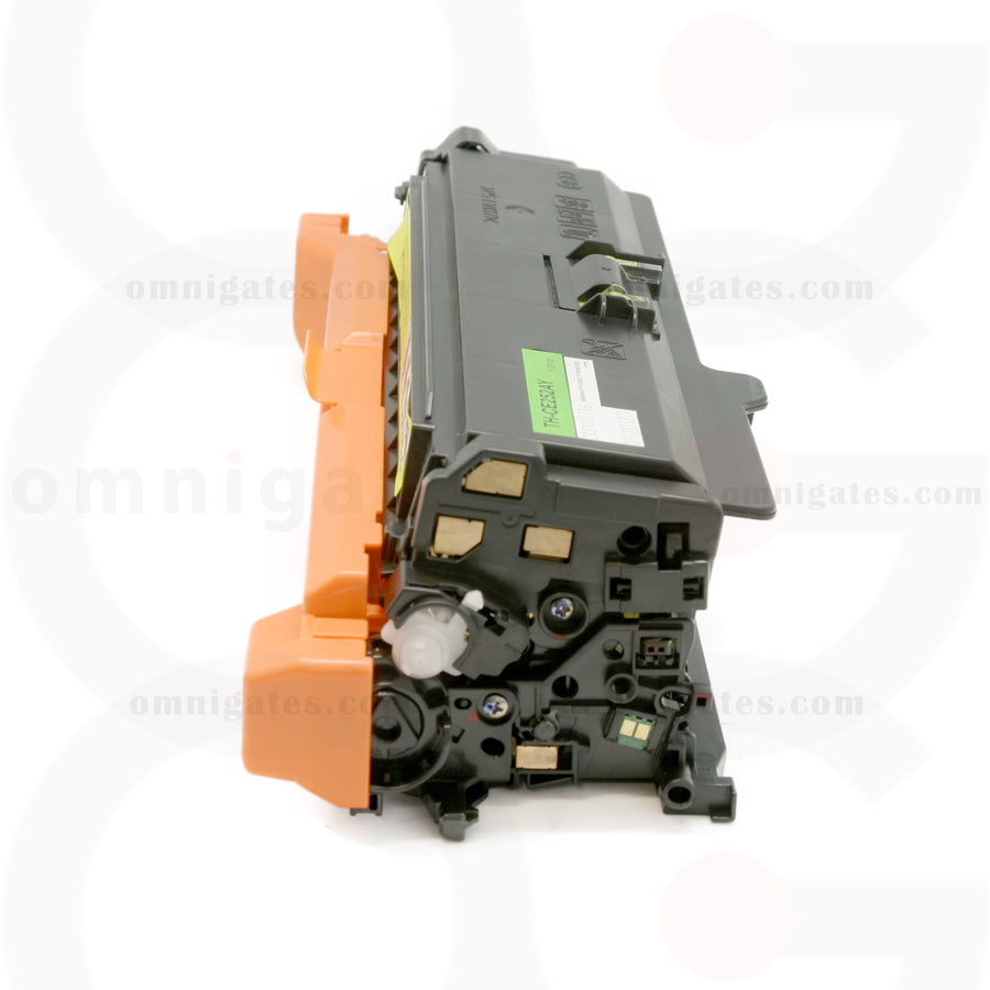 front view of yellow OGP Compatible HP CE252A Laser Toner Cartridge