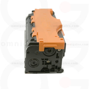 side view of black OGP Compatible HP CE410ABK Laser Toner Cartridge