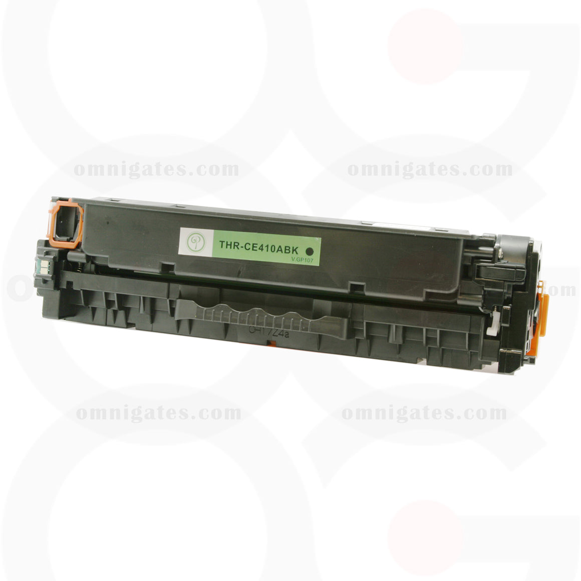 front view of black OGP Compatible HP CE410ABK Laser Toner Cartridge