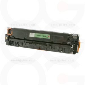 front view of magenta OGP Compatible HP CE413AM Laser Toner Cartridge