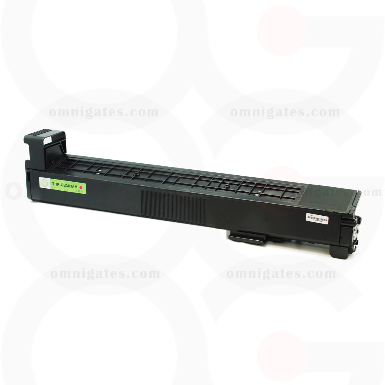 front view of magenta OGP Remanufactured HP CB383A Laser Toner Cartridge