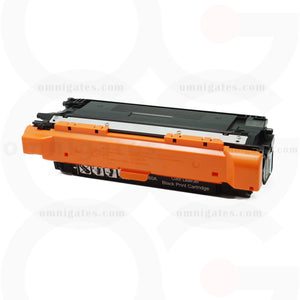 front view of black OGP Remanufactured HP CE260A Laser Toner Cartridge