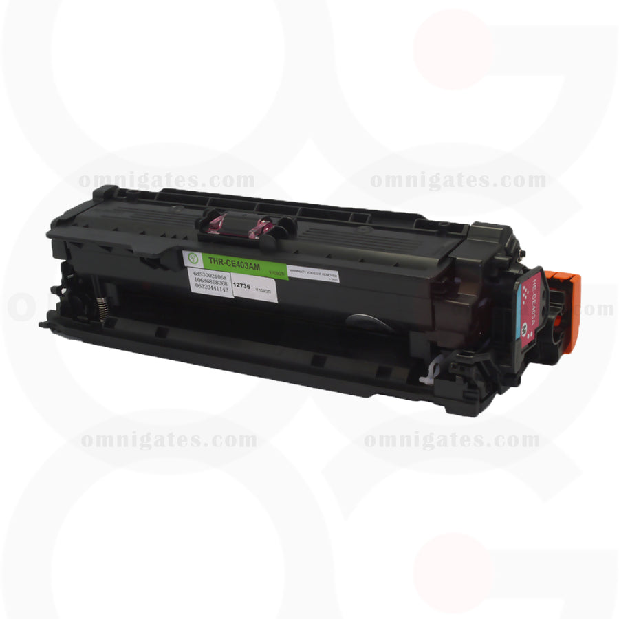 magenta OGP Remanufactured HP CE403A Laser Toner Cartridge