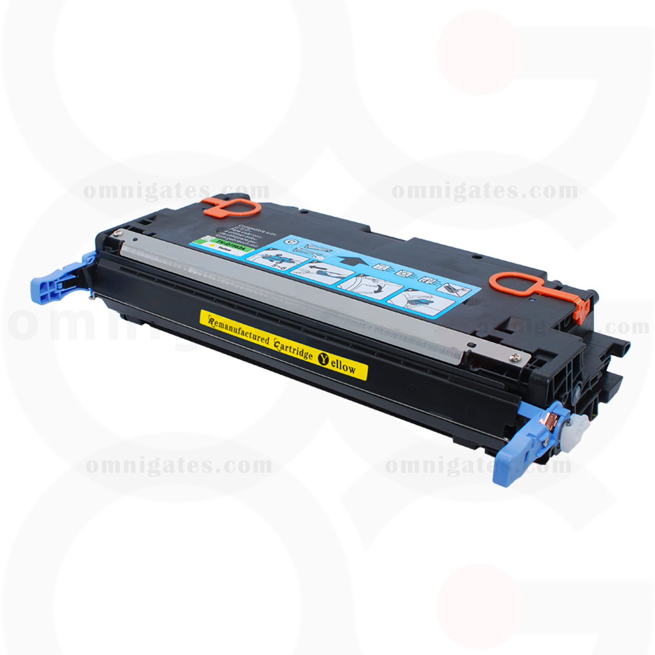 yellow OGP Remanufactured HP Q7562AY Laser Toner Cartridge