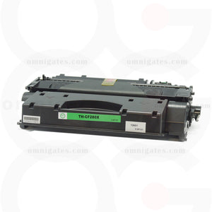 front view of black OGP Compatible HP CF280X Laser Toner Cartridge
