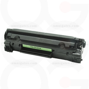 front view of black OGP Compatible HP CF283A Laser Toner Cartridge