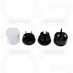 All-in-one Universal World-Wide Travel AC Power Adapter plugs