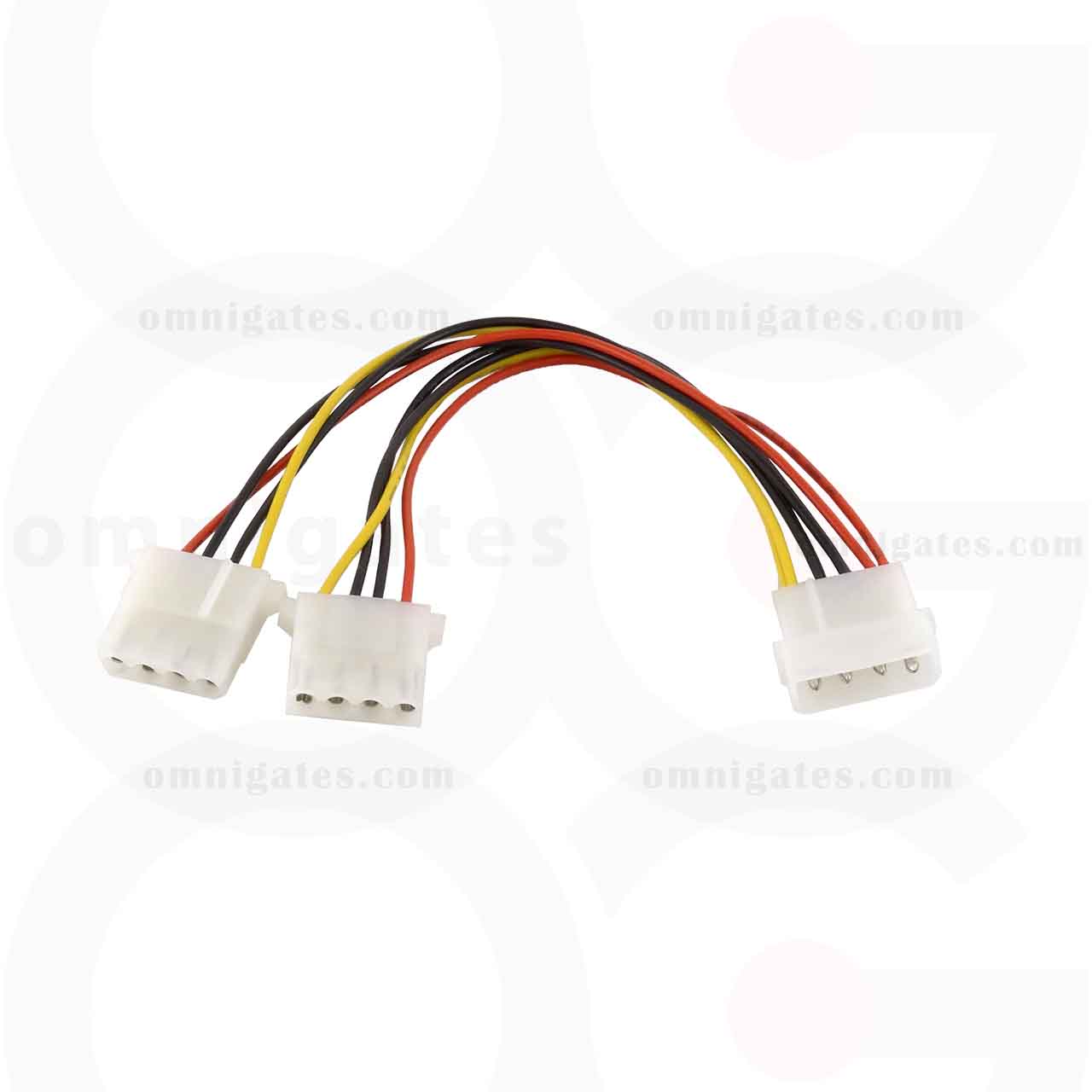 PCI Express 6 Pin to 5.25 Male x2, Internal DC Adaptor Cable, 10 